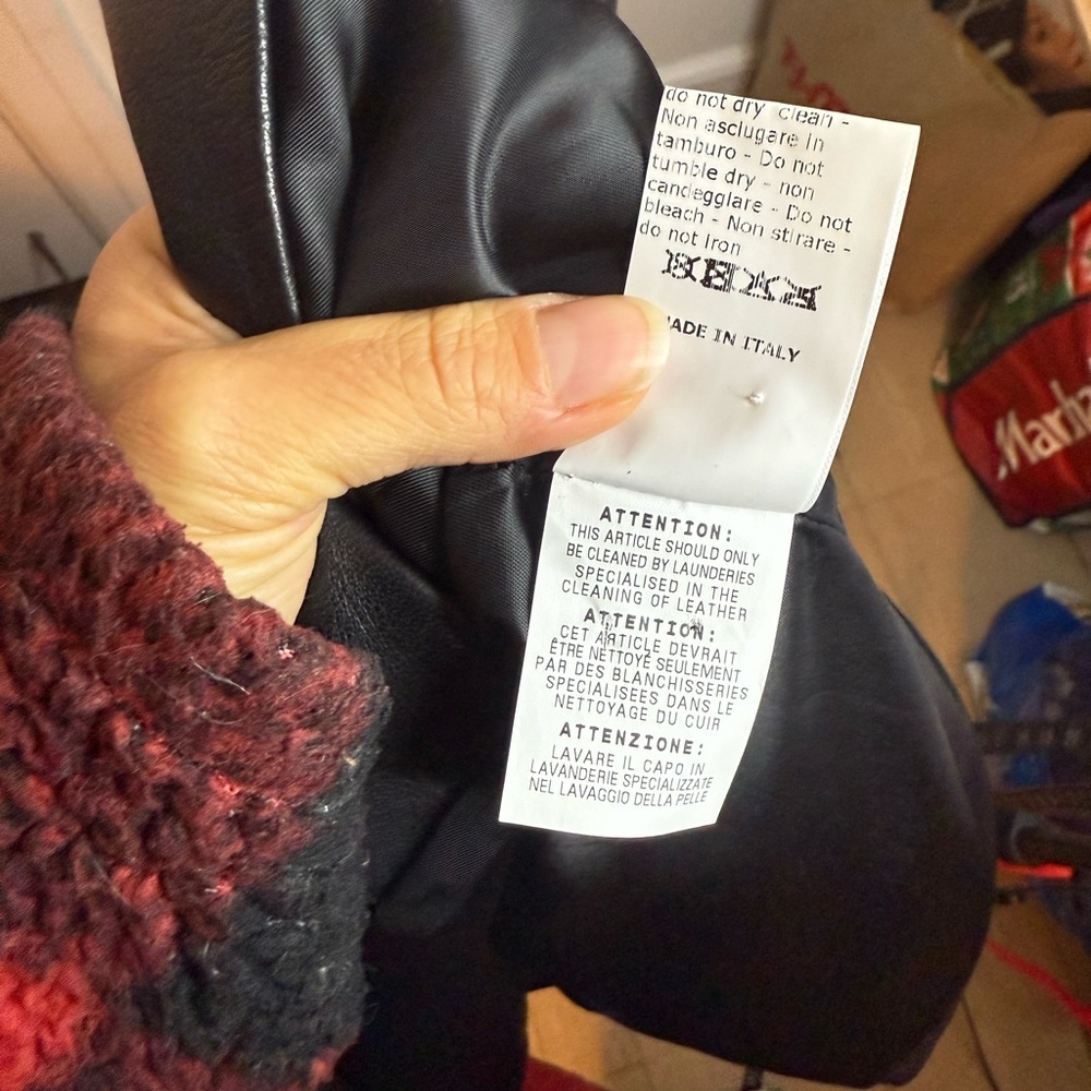 G. label By Goop Black Leather Samira Midi Skirt - Picture 6 of 9